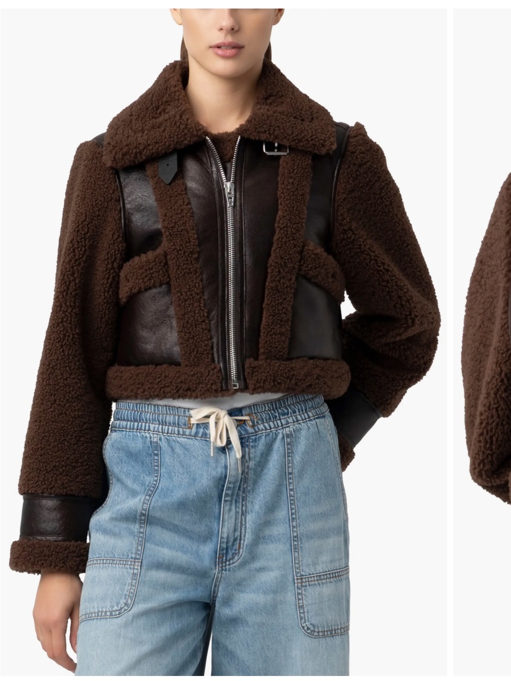 Blanknyc faux shearling jacket